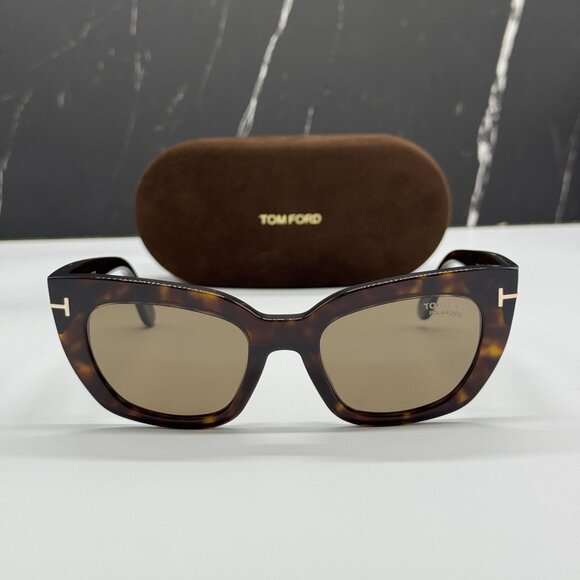 NEW TOM FORD ATHENA TF1190 52H POLARIZED HAVANA WOMEN SUNGLASSES FT1190 52H main image 6